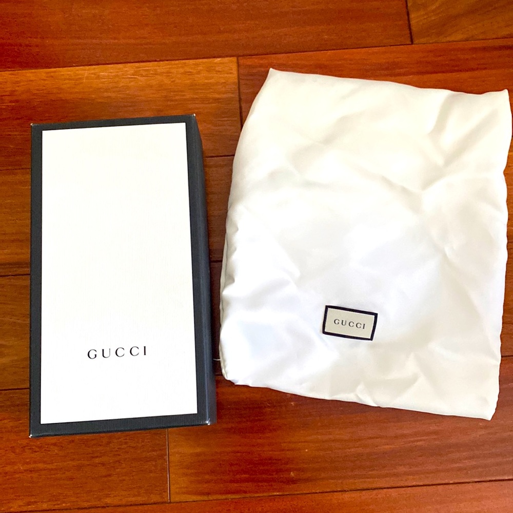 Gucci box and dust bag